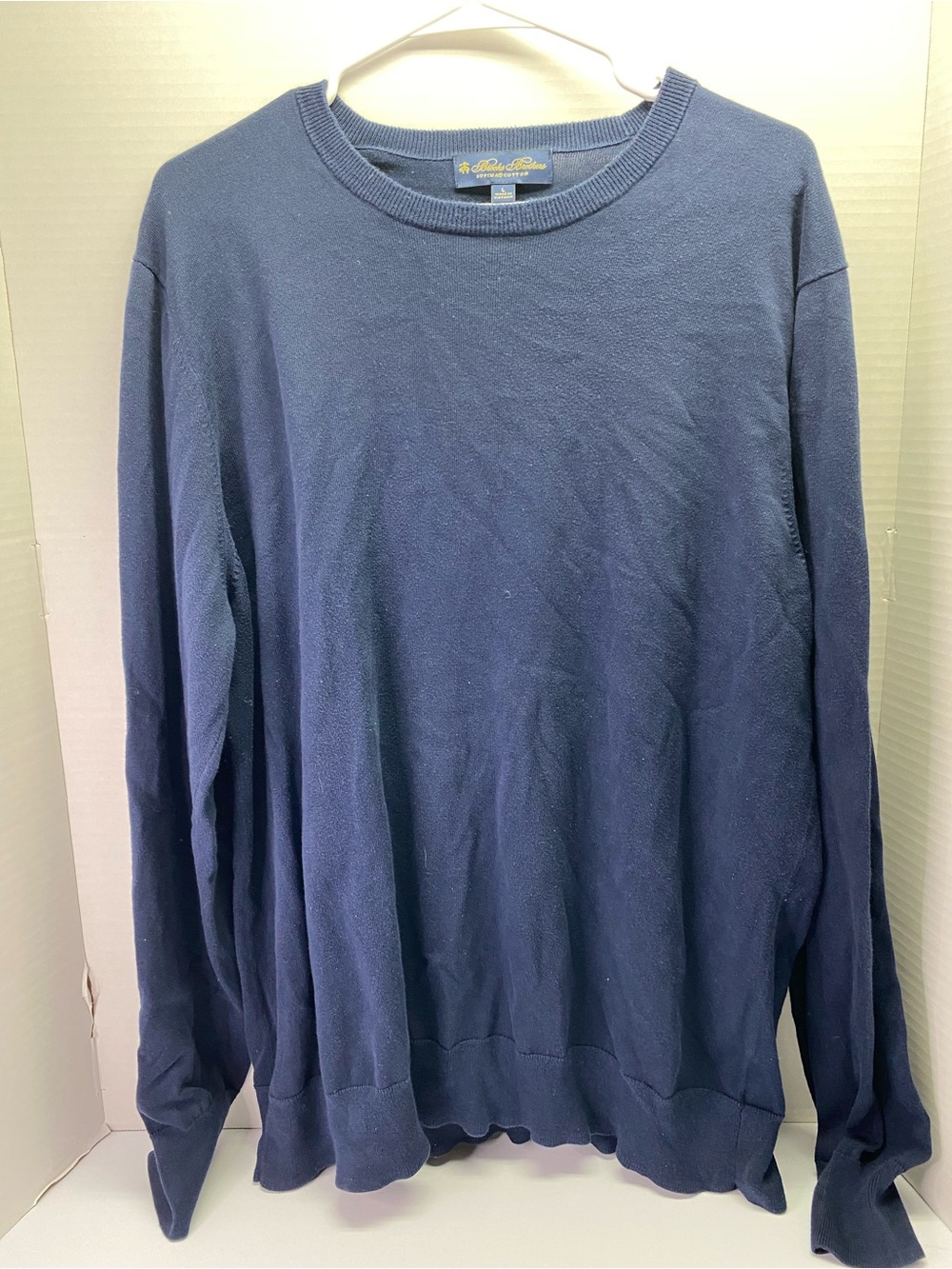 Brooks Brothers Men's Navy Crewneck Sweater